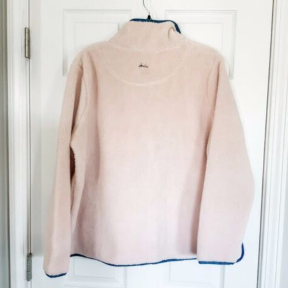 NWT Joules Linley Ice Pink 1/2 Zip Fleece Pullover - Size 14 US - Picture 8 of 10